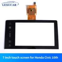 14 Pins 7 Inch Touch Screen Glass Digitizer For Honda Civic 10th Type R 2016-2020 years Multimedia P