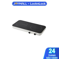 Bếp Điện Từ Đôi LocknLock EJI326WHT 1500W+1300W, Hàng Chính Hãng, Khoá An Toàn, Hẹn Giờ - JoyMall