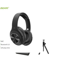 huANC Wireless Headphones, AUSDOM Active Noise Cancelling Bluetooth 5.0 Hifi Stereo Headset Foldable With Microphone For Phone