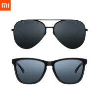 2022 Xiaomi Mijia Classic Square Sunglasses/TS Sunglass for Drive Outdoor Travel Man Woman Anti-UV Screwless Sun Glasses
