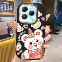 เคสสำหรับ Infinix Hot 40 Hot 40 Pro Hot 30i เคสโทรศัพท์หมีกันกระแทกกลมและอ้วน