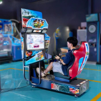 Adult Electronic Outrun Arcade Machine 3D Racing Car Arcade Game Machine Racing Simulator