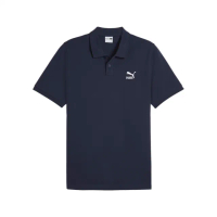 【PUMA】Classics 短袖Polo衫 男 歐規 純棉 流行系列 短T 棉T 藍(53806614 ∞)