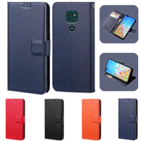 Phone Stand Holder For Motorola Moto G9 Play E7 Plus 6.5" Leather Cover Flip Case For Motorola E7 Plus Wallet Clip
