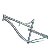 Titanium MTB Full Suspension Bike Frame Customized Titanium Mountain Bicycle Frames with Replaceable Dropout XACD Frame bikes