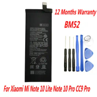 High Quality BM52 5260mAh For Xiaomi Mi Note 10 Lite / Mi Note 10 Pro / CC9pro CC9 Pro Genuine Phone Bateria Batteries +Tools