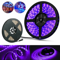 12V UV Ultraviolet led strip Purple light IP65 5M 60LED Waterproof