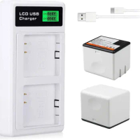 7.2V 2440mAh Rechargeable Li-ion Battery Compatible Arlo Pro Arlo Pro 2 VMA4400 Li-ion Batteries Pack with Dual LCD Charger