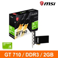 微星MSI GT 710 2GD3H 4HDMI PCI-E顯示卡