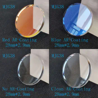 Single Dome Mineral Crystal 28mm*2.9mmWatch Glass Mod Parts Replacement Blue/Red/Clear AR Coating SKX013 SKX015