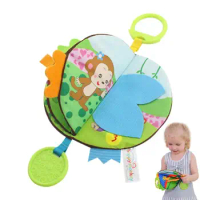 Preschool Busy Book Cute And Fun Interactive 3D Cloth Book Toy Soft Multi-Functional Hanging Enlightenment Cloth Books