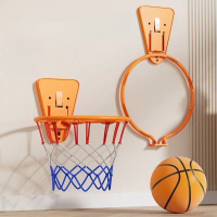 Children's Indoor Basketball Hoop, Punch-free Silent Hoop, Home Wall-mounted Shooting Hoop, Simple F