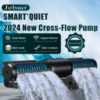 Jebao 2024 New Cross-flow Pump Jecod ECP Fish Tank Aquarium Water Pump External LCD Controller Remote WIFI Control Reef Tank
