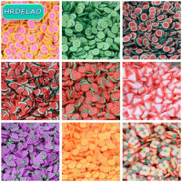 800pcs Strawberry Lemon Fruit Slices All for Slimes additives Contain Charms Fillers For Nail Art Supplies Access Decor Toy Gift