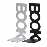 Bookends Long Book Alphabet Book Baffle Book Clip Metal Book File Book Stand Book Bookmark Customization