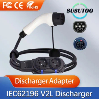 V2L IEC62196 Type2 For MG MG4 MG5 KIA Hyundai IONIQ5 IONIQ6 EV Car Discharger V2L Vehicle to Load Ty