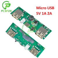 Micro USB 5V 1A 2A Mobile Power Bank Charge Charging Module for 3.7V-4.2V Polymer Lithium Battery Charge Board Software Version