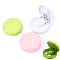 Portable Pill Cutter Splitter Divide Storage Case Pill Container Pills Dispenser Organizer Medicine Storage Box Cutter Pillbox