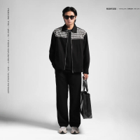 ARHOLMA STUDIOS - ZIP JACKET 'MARCELLO' BLACK Diamond Casual Jaket