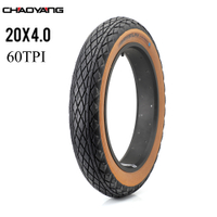 CHAOYANG 20x4.0 Fat Tire E-bike Tire 20 inch Snow Tire 60TPI Puncture Proof 20x4 0 fat tire &amp; tube ebike MTB Bicycle tire