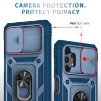 Anti-Fall Camera Protection Armor Case for Samsung Galaxy S22 Ultra S21 S20 FE 5G S22 Plus A53 A33 A12 A13 A52S A52 Hard Cover