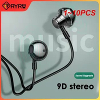 1~10PCS Awei TC-5 Wired Earphone In-ear For Phone Type-C Jack Stereo Deep Bass With Microphone Button Control 1.2m