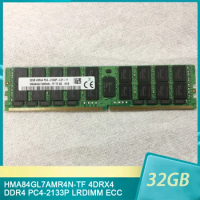 32GB HMA84GL7AMR4N-TF 32G 4DRX4 DDR4 PC4-2133P LRDIMM ECC For SK Hynix Memory RAM