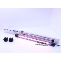Lampu LED Aquarium T4 30cm warna Pink Sakkai Pro