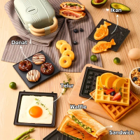 Cetakan Sandwich Maker YIDPU Tipe 1 / Pan Sandwich Maker Murah / Cetakan Ikan / Cetakan Takoyaki / C
