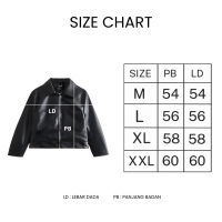 WEEGO X URBAND - Jaket Crop Wanita Semi Kulit Original - A506