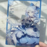 Genshin Impact Furina Acrylic Transparent Card TranscardCollect Cosplay Gift
