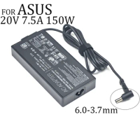 20V 7.5A 150W 6.0X3.7mm AC Laptop Power Adapter Charger For Asus TUF FX505D FX505DT FX505DU ROG Strix Scar III G531GD G531GT