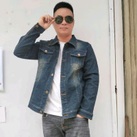 [40 90kg] Áo khoác jean nam co dãn 40 90kg form ôm co dãn jean cotton mềm