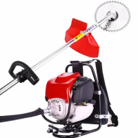 4-stroke backpack Gasoline mower Grass Hedge Trimmer mower Small agricultural harvester Orchard pine soil garden weed mower