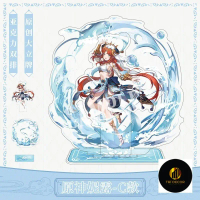 Móc Khoá, Mô Hình Standee Anime Genshin Impact Nilou Barbara Kamisato Ayato Trang Trí Bàn Học, Làm V