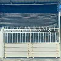 Pintu pagar rumah / Pagar besi minimalis terpasang