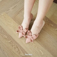 AERISOL — Miyeon Heels (Heels Pita Besar Wanita) ~WAJIB UPSIZE DAN BACA DESKRIPSI PRODUK️️️~ 39 Pink