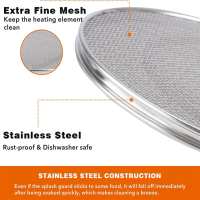 Stainless  for Steel Splatter Shield for AG300,IG651 IG551 Double Layer  for Splash Screen