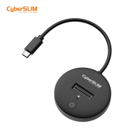 CyberSLIM M2F M.2 NVME/SATA SSD硬碟外接盒外接座Type-c