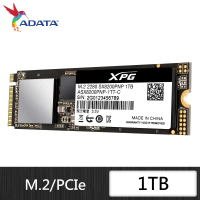 ADATA 威剛 XPG SX8200Pro_1TB M.2 2280 PCIe TLC固態硬碟(讀：3500M/寫：3000M)