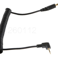 3.5mm-2.5 / 60E3 Remote Control Shutter Connect Cable Cord for Canon 1500D 850D 800D 760D 750D 200D 80D 77D Pixel TW-283 T3 T8