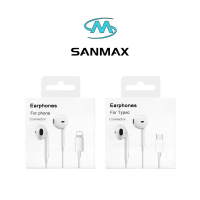 หูฟัง Earphone Typec ฟซสายฟ้า ไมโครโฟนในตัว HiFi เสียงดี สำหรับ i7 7plus i8 8plus x xr xs se i11 i12
