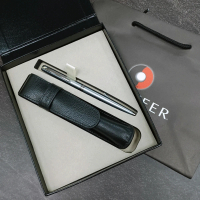 【SHEAFFER】戰斧系列銀桿銀夾原子筆筆套禮盒(E2947251)