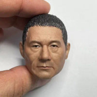 Kitano Takeshi きたの たけしpanited Male Head Carving Japanese ActorMovie Actor Soldier Doll Model 1/6 Scale Action Figure Body Toys