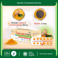 Curcuma Force Tablet 20mg Ekstrak Curcuma & 2,5mg Piperin Membantu Menambah Nafsu Makan