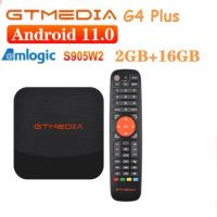GTMEDIA G4 plus TV Box 4K HD Android TV BT /with BT Google voice Remote Control/Internet Smart Set Top Box Support M,3U