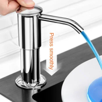 Sink Soap Solution Extender Detergent Pressure Extractor Household Washing Vegetables Basin Kitchen Detergent Press Pump Head