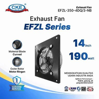 CKE Exhaust Fan 14 Inch Exhaust Industrial Fan Hexos/Exhaust Dinding