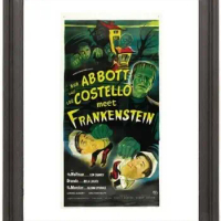 Framed Poster Abbott and Costello Meet Frankenstein 6 Picture Frame 16x12 inches Poster