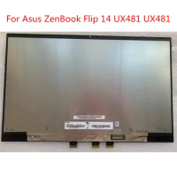 Original 14inch For ASUS ZenBook Duo UX481 UX481F UX481FA UX4100F Laptop LCD Panel with Touch Screen Assembly